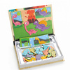 EXTRALINK Kids Układanka Magnetyczna 64 el Dinozaury Książka Puzzle dla Dzieci