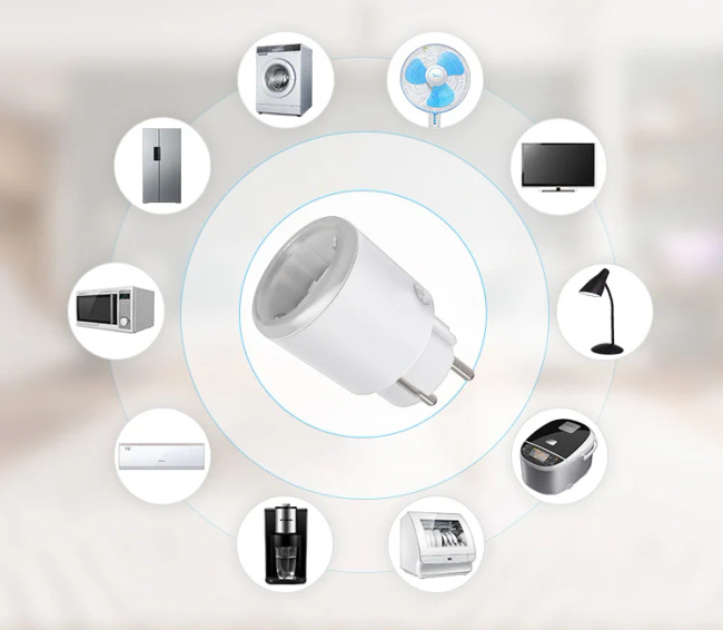 EXTRALINK Smartlife Smart Socket SC Pro 3680W Zigbee Homekit Tuya Inteligentne gniazdko zarządzanie energią