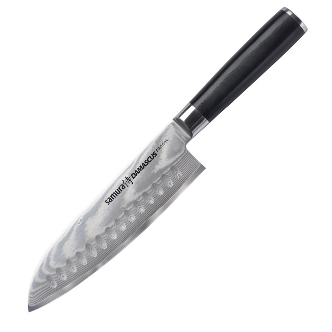 Nóż Santoku Samura Damascus SD-0094, 18 cm, stal damasceńska z rdzeniem AUS-10