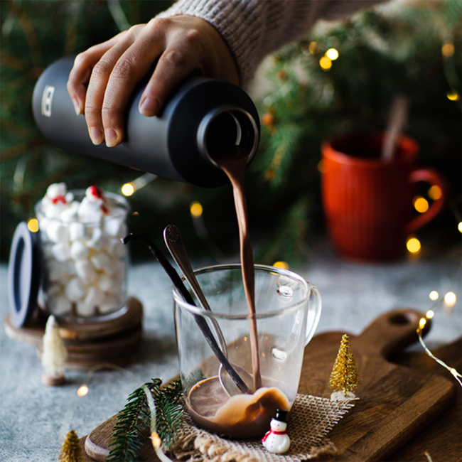 Monbento Steel Butelka Termiczna 0,5l Black Onyx