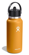 Butelka 32oz Wide Mouth Flex Straw Cap, Fossil - Hydro Flask