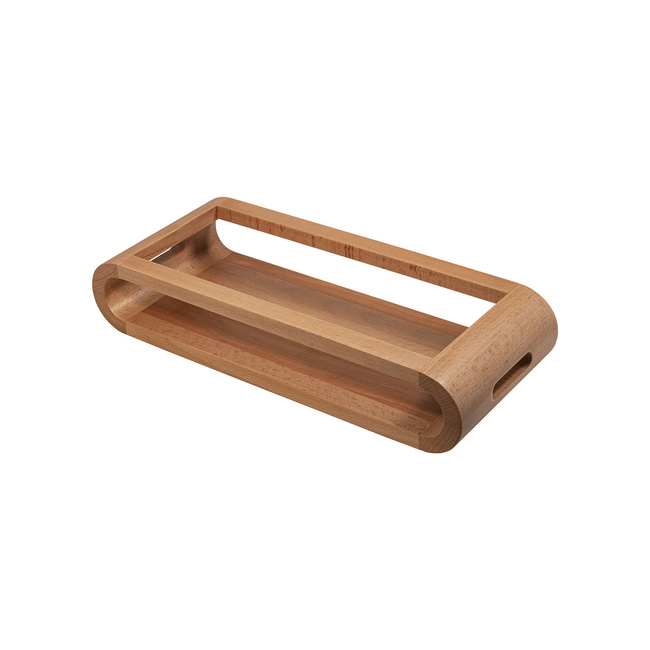 Taca dwustronna Artelegno VASD AL-VASDP z drewna bukowego, 15 x 37 cm