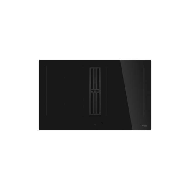 Smeg - Płyta indukcyjna z okapem UNIVERSAL HOBD482D2 Czarne szkło