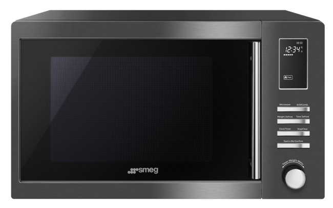 Smeg - Kuchenka Mikrofalowa Universal Moe25b Czarny