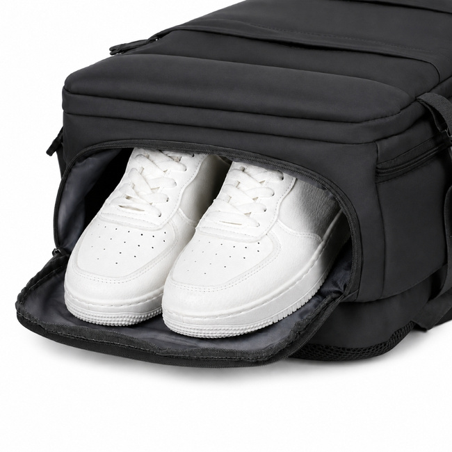 Plecak kabinowy Black Forest by Extralink KM06, czarny, 45x20x30 cm, 27 l