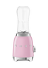 Smeg - Blender Mini, Pastelowy róż 50's style PBF01PKEU Pastelowy róż.