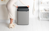 Kosz na śmieci Touch Bin BO 60l mineralny szary - Brabantia