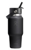 Butelka termiczna Hydro Flask Wide Mouth Travel Bottle 24 oz (710 ml) ze słomką, czarna
