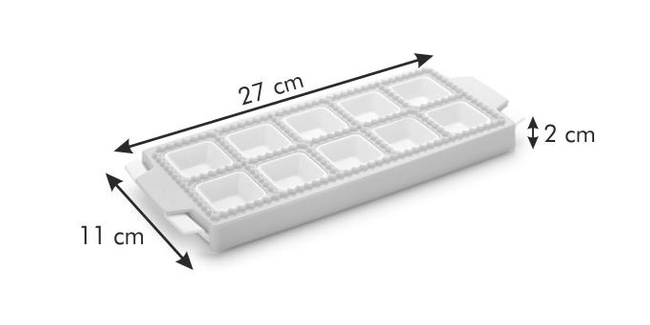 Forma na kwadratowe ravioli Delícia, 10 szt. - Tescoma