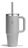 Kubek termiczny Hydro Flask Travel Tumbler 24 oz (710 ml) z uchwytem i słomką, Birch
