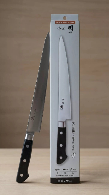 Fuji Cutlery Akira Reigetsu Nóż do plastrowania Slicer 27 cm FC-0105