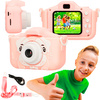 Extralink Kids Camera H28 Single Różowy - Aparat Cyfrowy - 1080p 30fps, wyświetlacz 2.0"