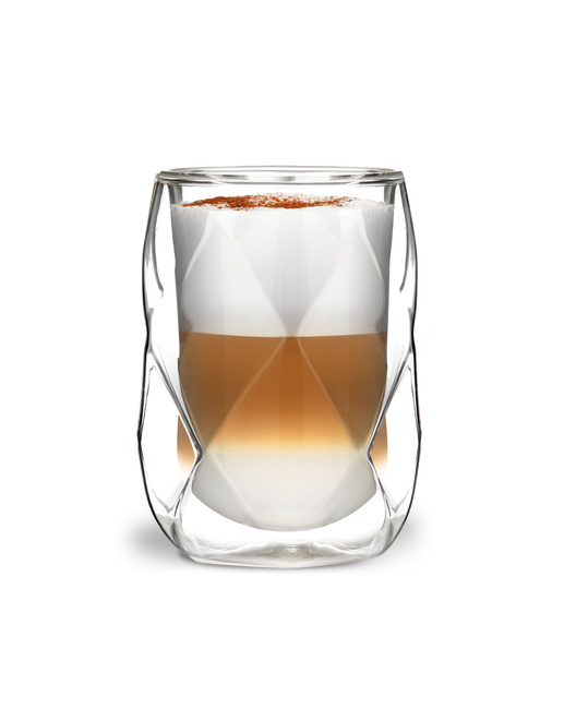 Komplet 2-Szklanek 250ml Z Podwójną Ścianką 250ml Geo 7572 - Vialli Design