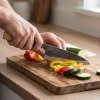 Japoński nóż Santoku Funayuki Okomura Kurouchi 16,5 cm