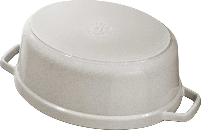 Staub La Cocotte Garnek żeliwny owalny 8 ltr, truflowy
