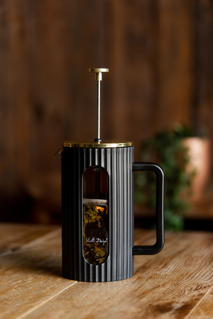 Zaparzacz Do Kawy I Herbaty 1000Ml Czarno/Złoty Livio 1715 - Vialli Design