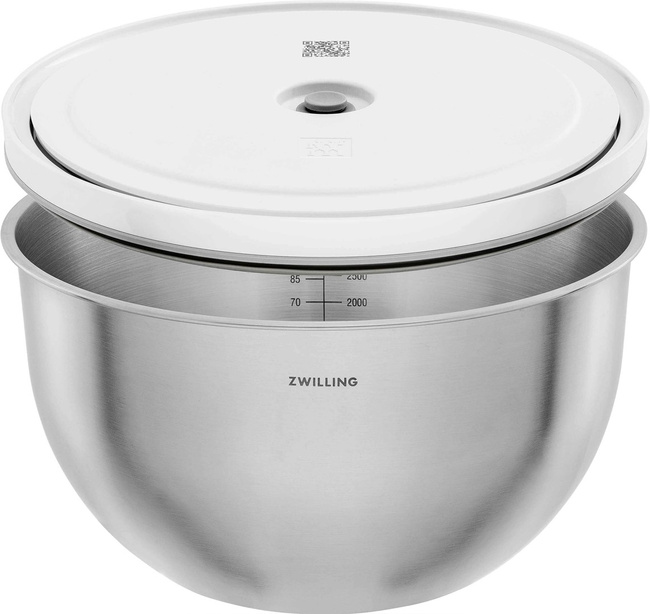 Fresh & Save stalowa miska z pokrywką 4 ltr, srebrny - Zwilling
