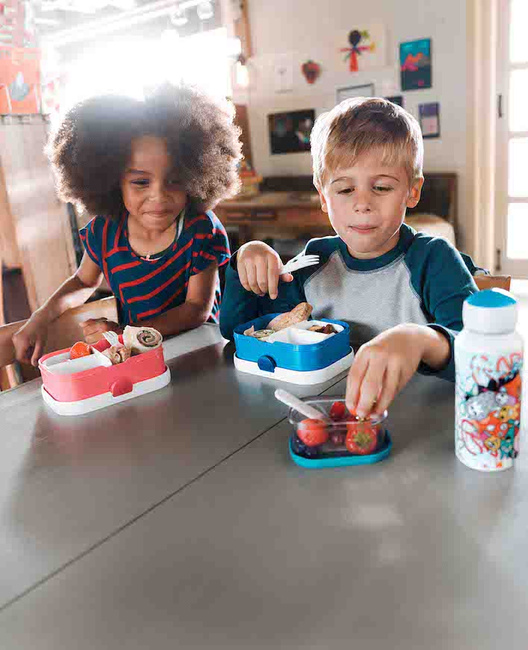 Zestaw dziecięcy bidon i lunchbox Campus Animal Friends - Mepal