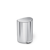 Kosz pedałowy Simplehuman półokrągły 6 l CW2106, szczotkowana stal