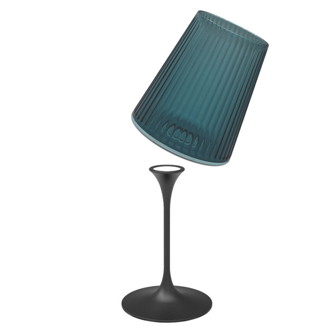 Zestaw kolorowych kieliszków Trebonn SplitGlass Easy, 6 czasz 550 ml i 6 nóżek