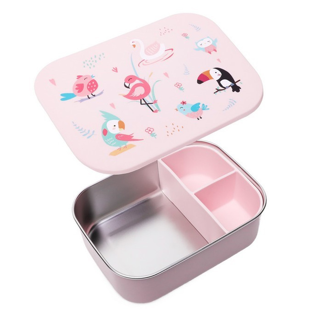 Lunchbox Dla Dzieci 1,2l Birds Little Lund - Lund London