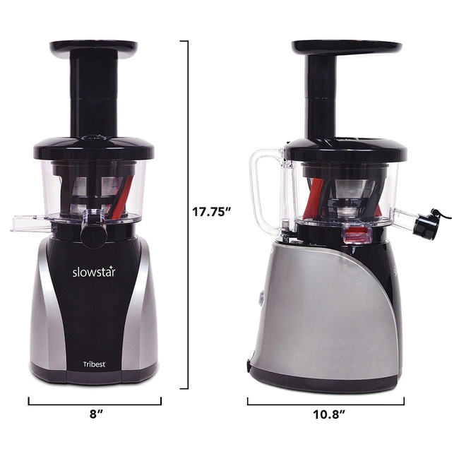 Slowstar Vertical Slow Juicer & Mincer Silver - Profesjonalna wyciskarka do soków srebrna - Tribest