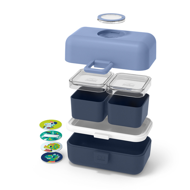 Monbento Tresor Lunchbox Dla Dzieci 0,8 L Blue Infinity