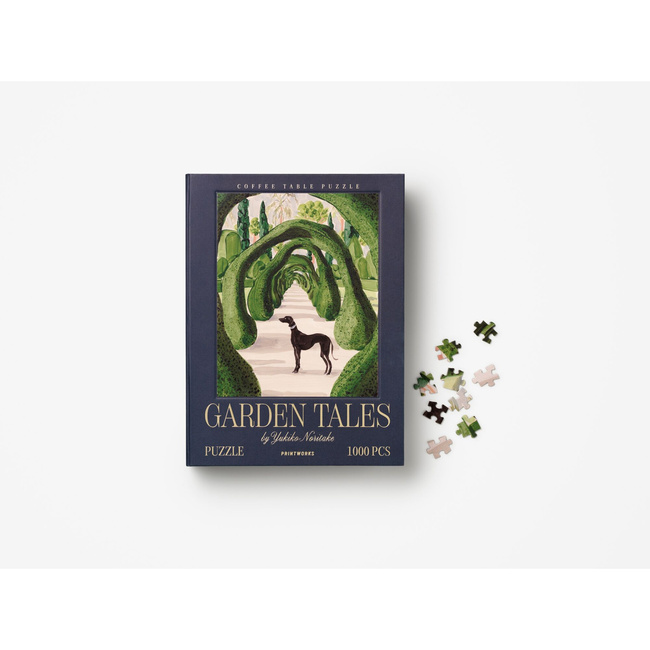 Puzzle Printworks Garden Tales 1000 elementów, ilustracja Yukiko Noritake