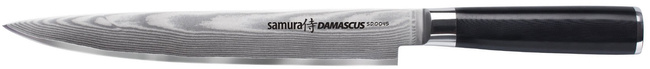 Samura Damascus Slicing Knife 230mm - High-quality Japanese Steel Chef's Knife