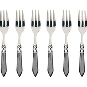 Aladdin Czarny Zestaw 6 Widelczyków Do Ciasta W Pudełku - Bugatti