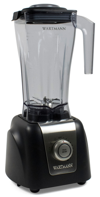 Blender wysokoobrotowy Wartmann WM-1807 HS, czarny, 30 000 obr./min, kielich Tritan 2 l