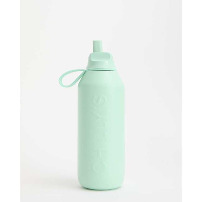Butelka termiczna Chilly's Series 3 Flip ze słomką, 500 ml, Opal