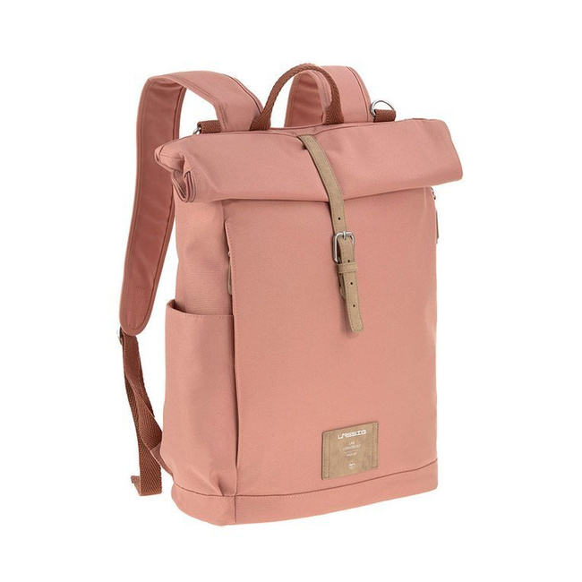 Green Label Plecak dla mam z akcesoriami Rolltop Backpack - Cinnamon - Lassig