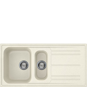 Smeg - Zlewozmywak Kompozytowy Rigae Lz102p Kremowy