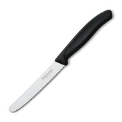 Victorinox Nóż Uniwersalny Ząbkowany, 11 cm, Czarny