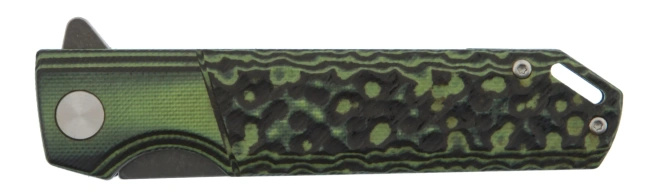 Nóż składany Womsi Wasp, rękojeść G10 zielono-czarna, ostrze S90V 90 mm