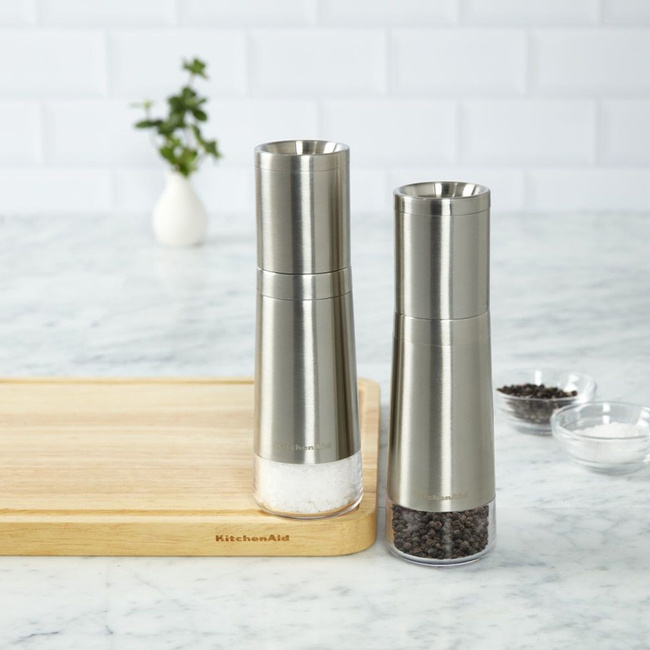 Kitchenaid młynki do soli i pieprzu - zestaw 2 sztuki.