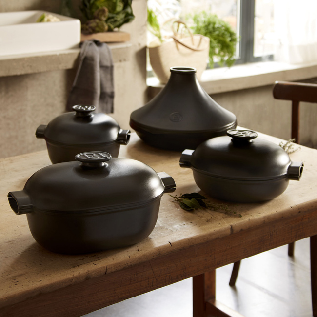 Tagine indukcja 33cm 4l - czarny - Emile Henry