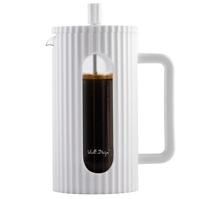 Zaparzacz Do Kawy I Herbaty 1000 Ml Livio Biały 0718 - Vialli Design