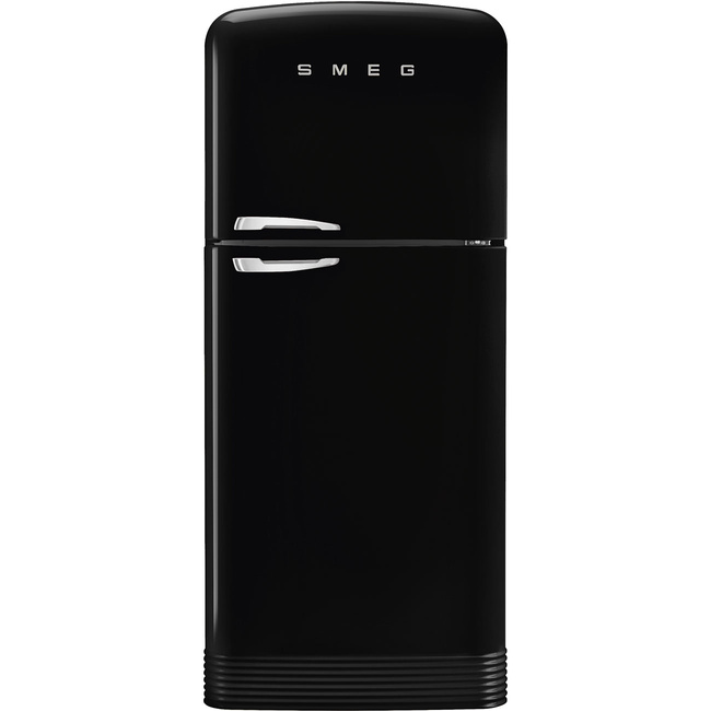 Smeg - Chłodziarko-Zamrażarka 50's Style Fab50Rbl5 Czarny (Chromowane Uchwyty)