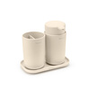 Zestaw akcesoriów łazienkowych Brabantia ReNew, 3 elementy, Soft Beige