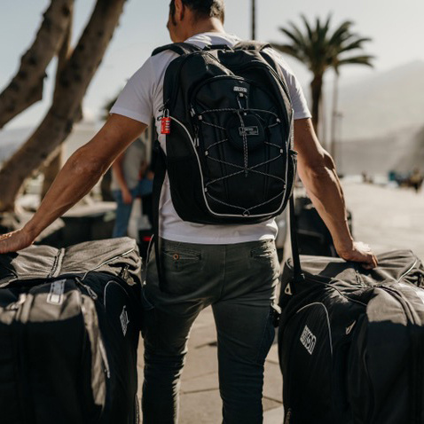 Plecak sportowy Scicon Sports Backpack Sport 25L, czarny, z kieszenią na laptopa