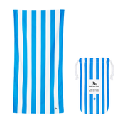 ręczniki plażowe szybkoschnące 200x90 cm bondi blue xl - dock & bay