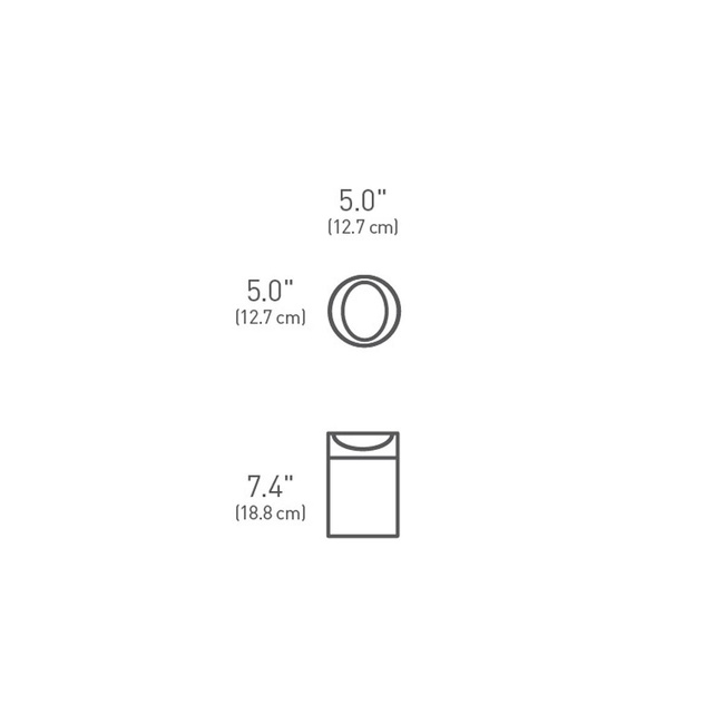 Kosz na toaletkę uchylny 1.5L - Stal matowa Simplehuman