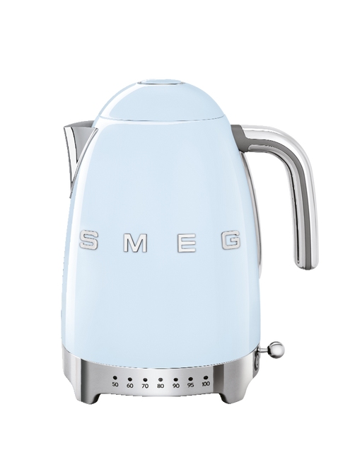 Smeg - Czajnik z regulacją temp., p. błękit 50's style KLF04PBEU Pastelowy błękit