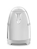 Smeg - Czajnik z regulacją Temp., Srebrny Klf04sseu 50's Style