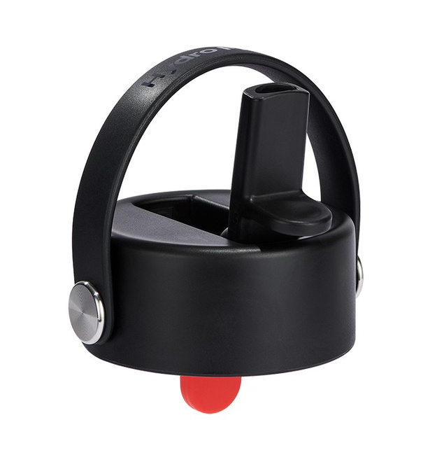 Zakrętka ze słomką Hydro Flask Wide Mouth Flex Straw Cap, czarna