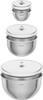 Zestaw 3 misek stalowych z pokrywkami próżniowymi ZWILLING Fresh & Save, 0,35, 1,75 i 4 l