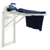 Arredamenti Stirojolly Deska do prasowania do zawieszenia na ścianę - 108 x 40 cm, Biały