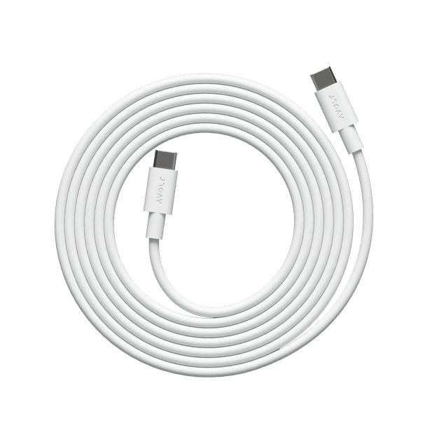 Kabel 1 Usb C Do Ładowania Usb C, 2 M - Biały - Avolt